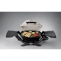 Weber Q1200 8500 BTU Portable Propane BBQ - Titanium