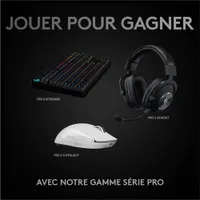 Souris de jeu optique sans fil à capteur HERO 25600 ppp G Pro X Superlight de Logitech