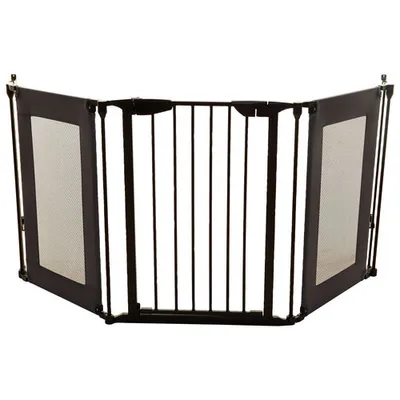 Dreambaby Denver Extra Wide Auto Close Hardware Mounted Safety Gate - Black