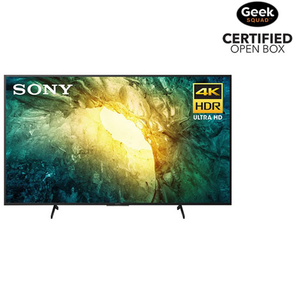 Téléviseur intelligent Android HDR DEL UHD 4K de 75 po de Sony (KD75X750H) - Boîte ouverte