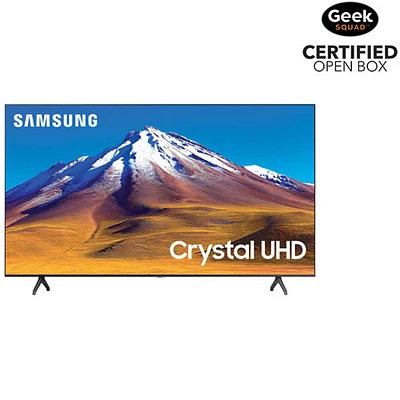 Open Box - Samsung 75" 4K UHD HDR LED Tizen Smart TV (UN75TU6900FXZC) - 2020 - Titan Grey