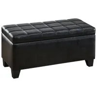 Winston Faux Leather Storage Ottoman