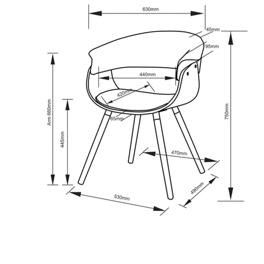 Holt Fabric Accent/Dining Chair