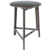 Torrence Transitional Round High Table - Oyster Grey