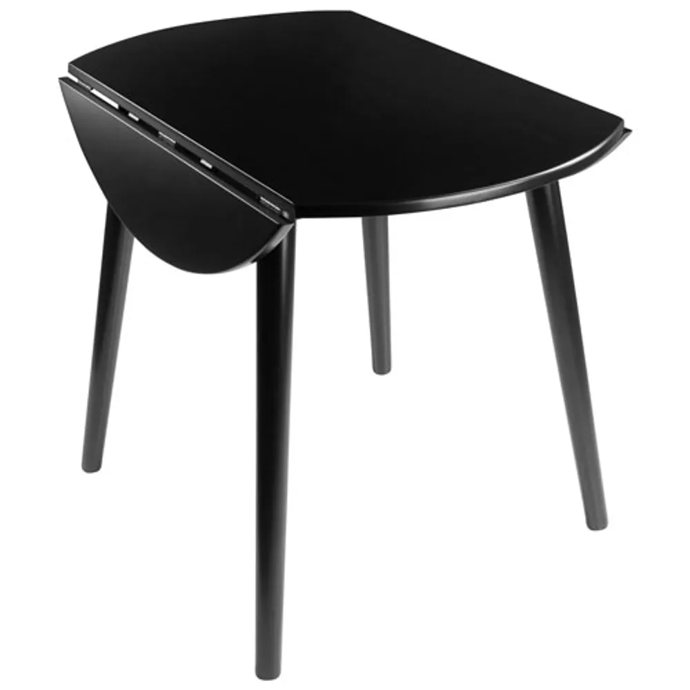 Moreno Transitional 4-Seating Round Casual Dining Table - Black