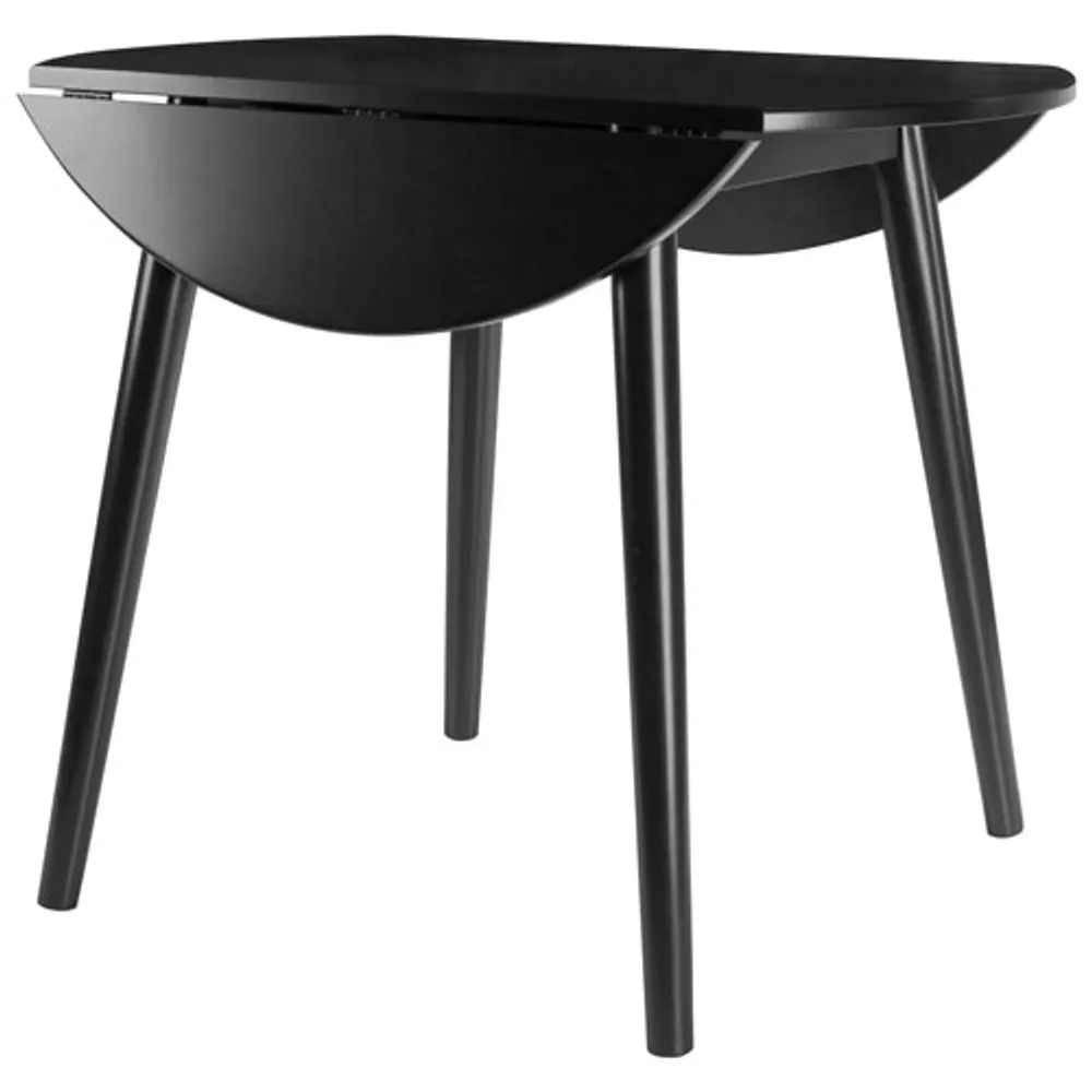 Moreno Transitional 4-Seating Round Casual Dining Table - Black