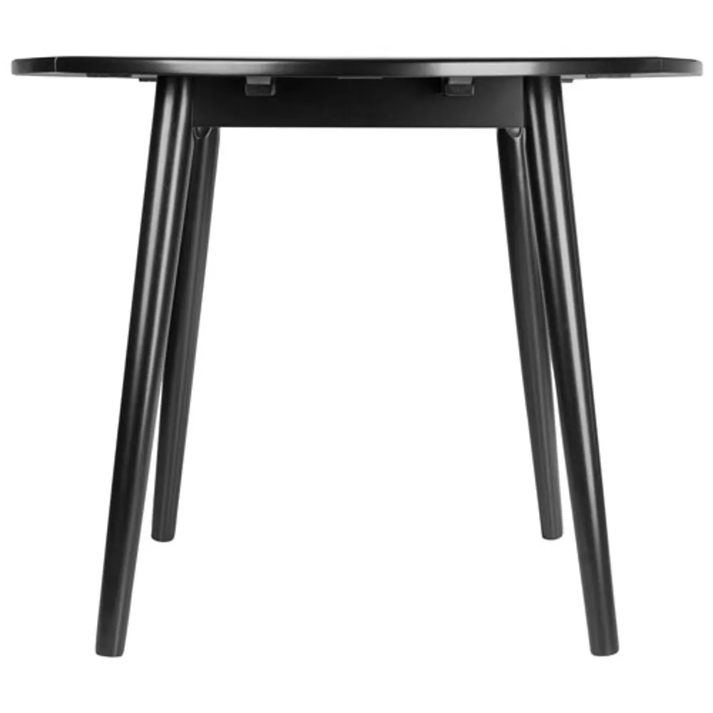 Moreno Transitional 4-Seating Round Casual Dining Table - Black