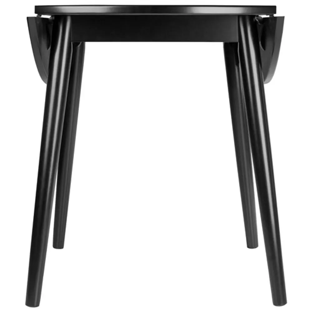 Moreno Transitional 4-Seating Round Casual Dining Table - Black
