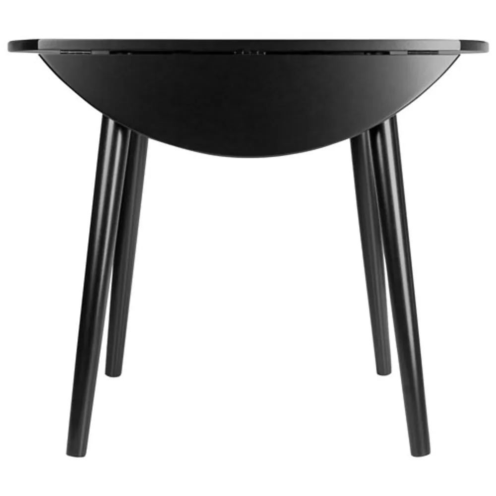 Moreno Transitional 4-Seating Round Casual Dining Table - Black