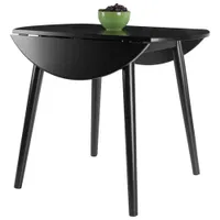 Moreno Transitional 4-Seating Round Casual Dining Table - Black