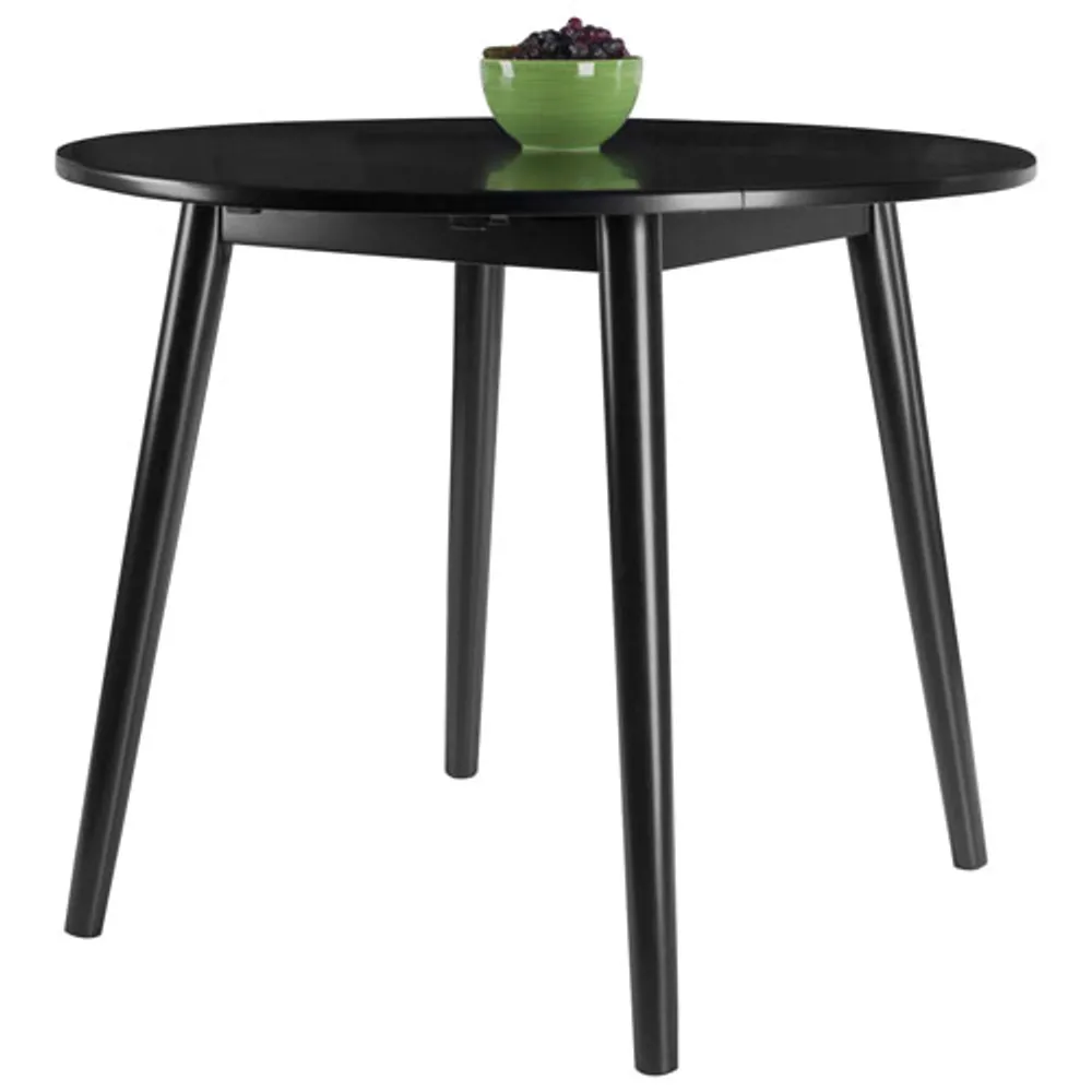 Moreno Transitional 4-Seating Round Casual Dining Table - Black