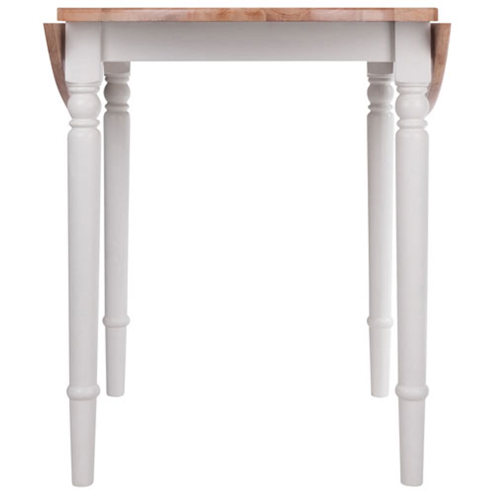 Sorella Transitional 4-Seating Round Casual Dining Table - Natural/White