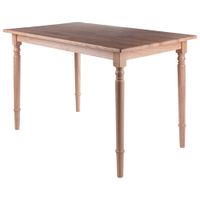 Ravenna Transitional 4-Seating Rectangular Casual Dining Table - Natural