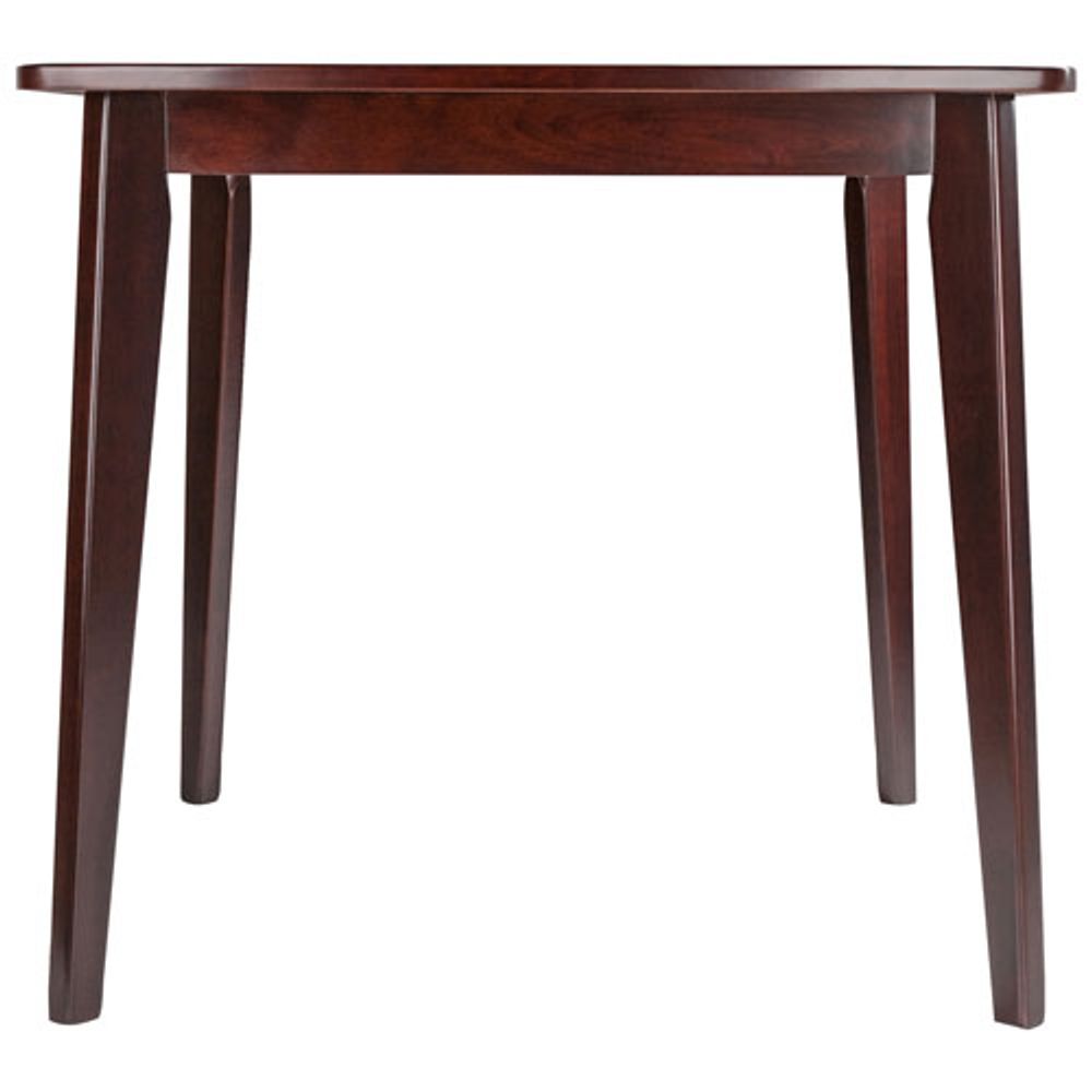 Pauline Transitional 4-Seating Square Casual Dining Table - Walnut