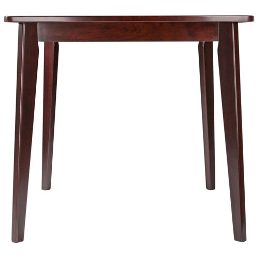 Pauline Transitional 4-Seating Square Casual Dining Table - Walnut