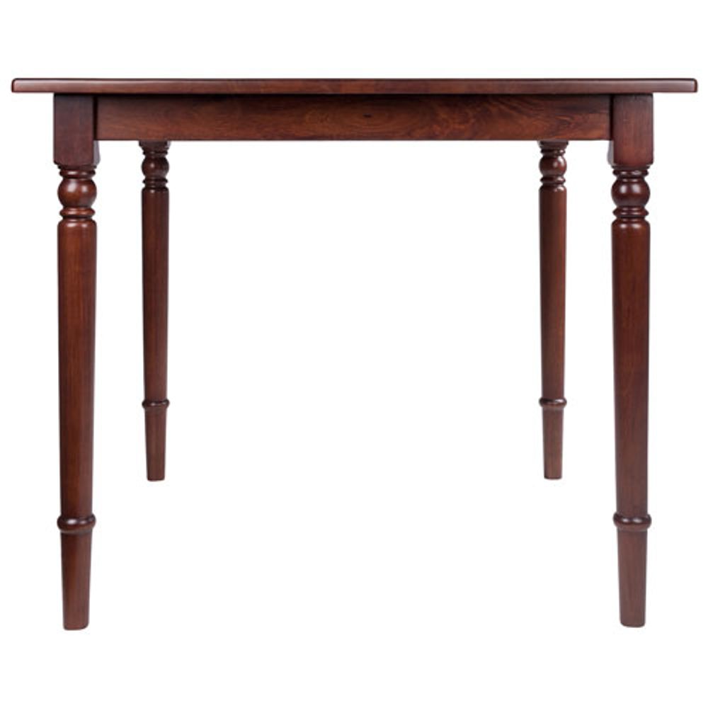 Mornay Transitional 4-Seating Square Casual Dining Table - Walnut