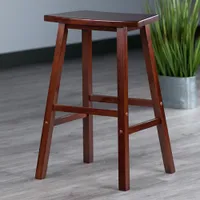 Katashi Transitional Bar Height Barstool - Walnut