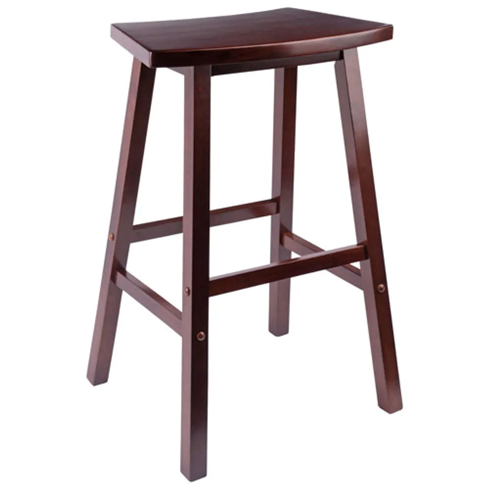 Katashi Transitional Bar Height Barstool - Walnut