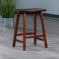 Katashi Transitional Counter Height Barstool - Walnut