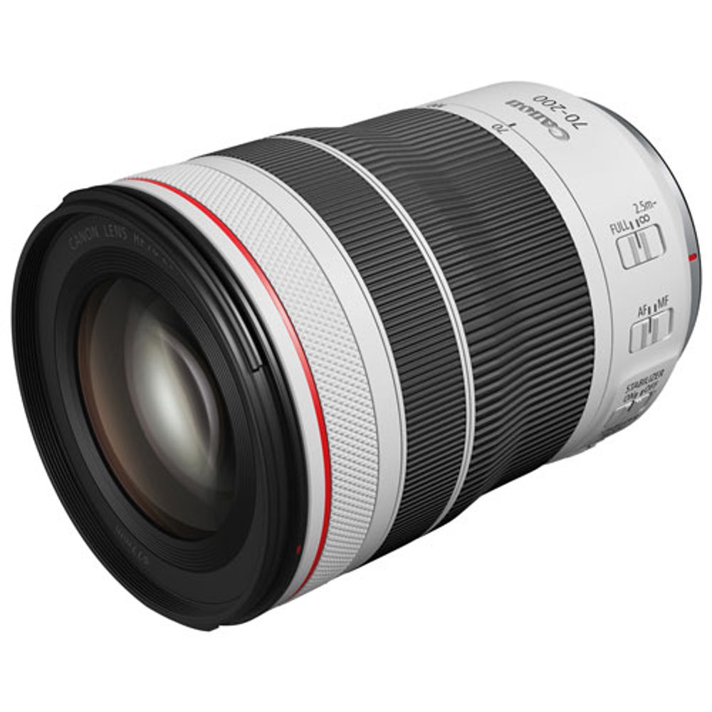 Canon RF 70-200mm f/4 L IS USM Lens - White