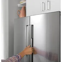 Haier 36" 27 Cu. Ft. French Door Refrigerator w/ Water & Ice Dispenser (QNE27JYMFS) - Stainless