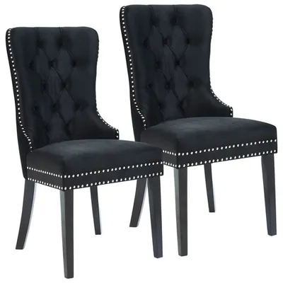 Rizzo Modern Fabric Dining Chair - Set of 2