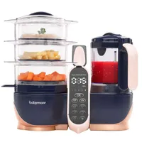 Babymoov Duo Meal Station XL Food Processor - Navy