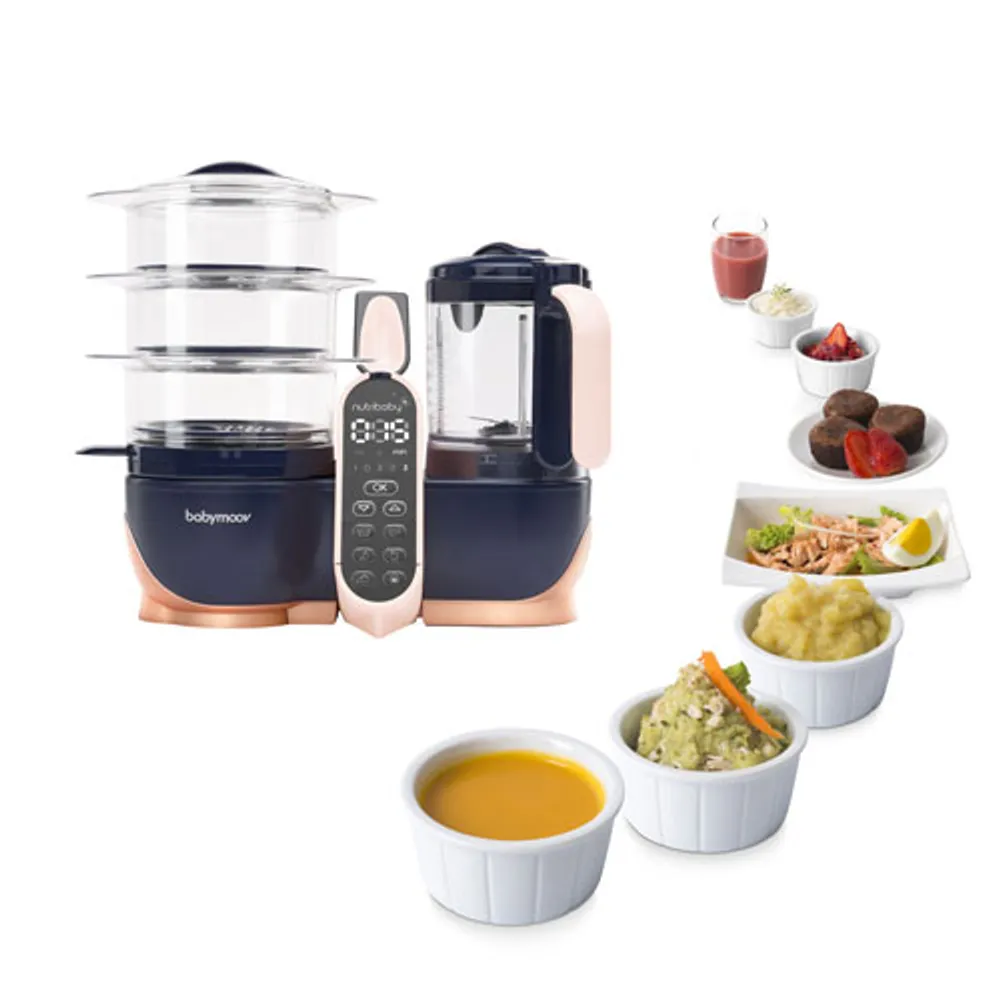 Robot culinaire Duo Meal Station XL de Babymoov - Marine