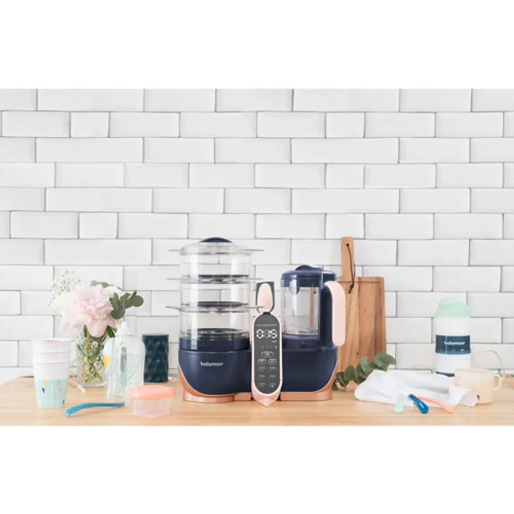 Babymoov Duo Meal Station XL Food Processor - Navy