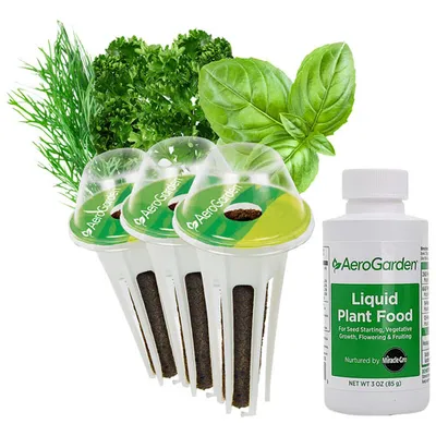 AeroGarden Gourmet Herb Pod Kit - 3 Pack