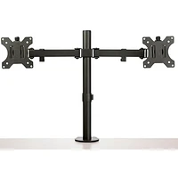 StarTech 32" Dual Arm Ergonomic Monitor Desk Mount - Black