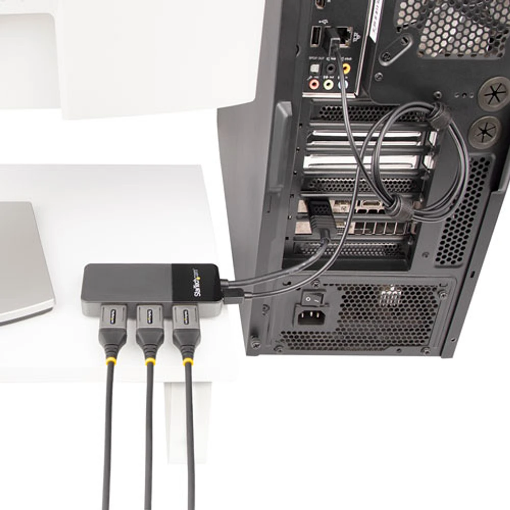 StarTech 4K Triple-Monitor USB MST Hub (MST14DP123DP)