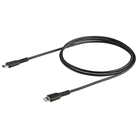 StarTech 1m (3.28 ft.) USB-C to Lightning Cable (RUSBCLTMM1MB) - Black