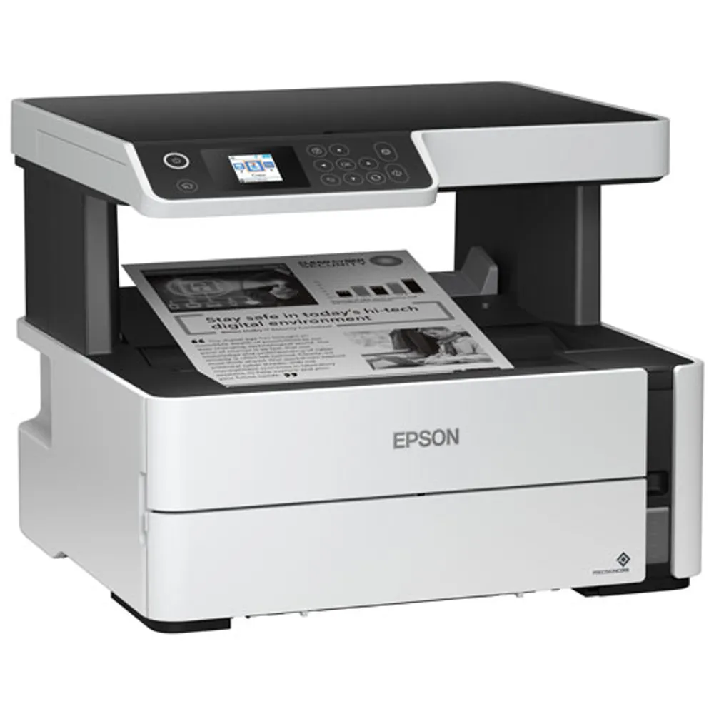 Imprimante à jet encre tout-en-un sans fil avec réservoir d'encre géant EcoTank ET-M2170 d'Epson