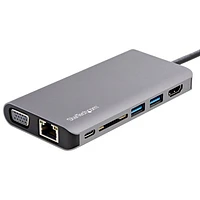 Adaptateur de voyage USB-C miniature 8-en-1 à plusieurs ports de StarTech (DKT30CHVAUSP)