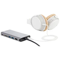 Adaptateur de voyage USB-C miniature 8-en-1 à plusieurs ports de StarTech (DKT30CHVAUSP)