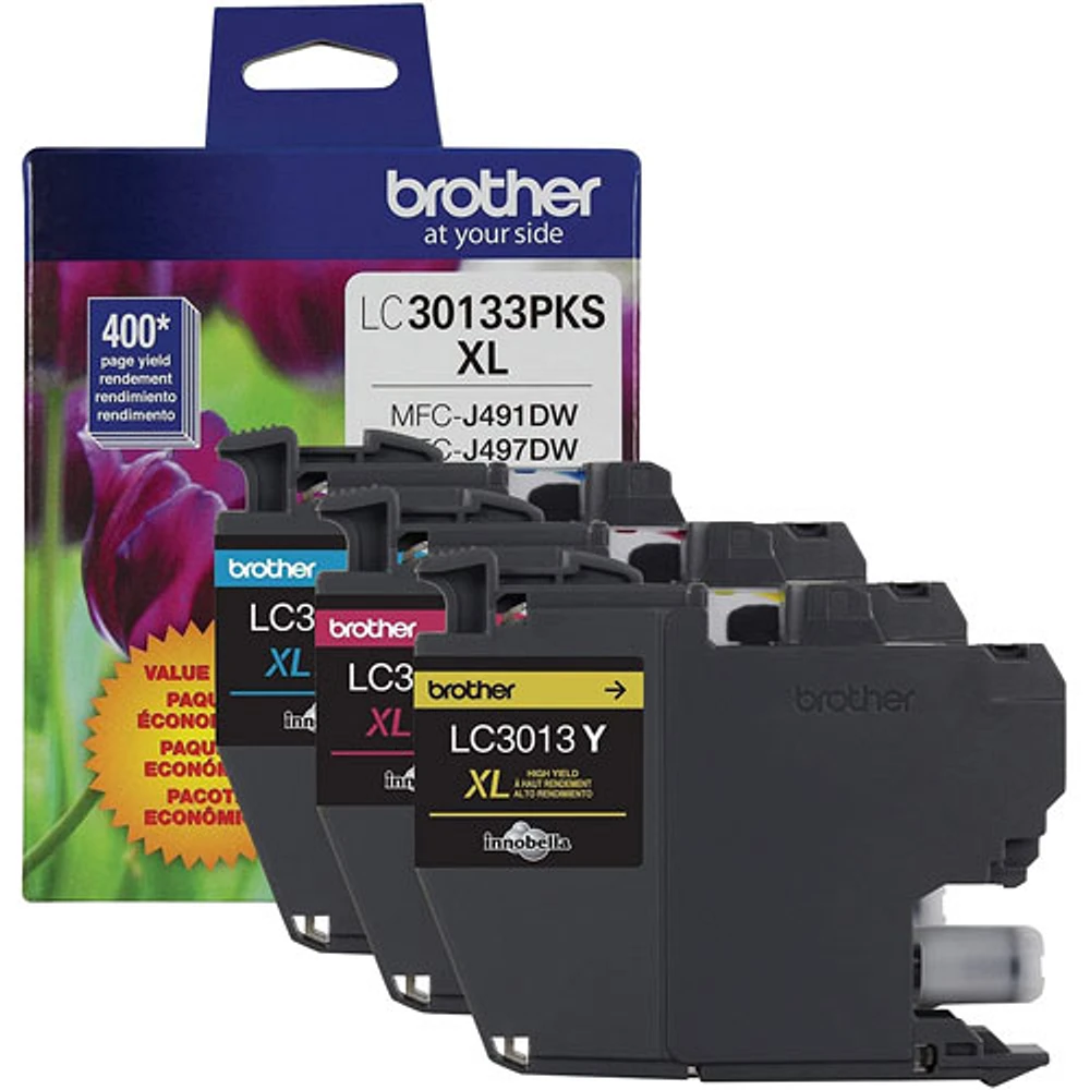 Brother Colour Ink (LC30133PKS) - 3 Pack