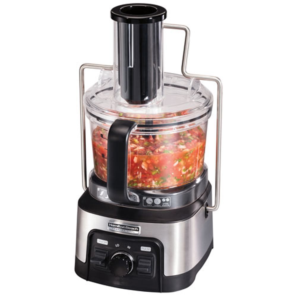 Hamilton Beach Professional Spiralizing Stack & Snap Food Processor - 12-Cup - 450W - Stainless Steel