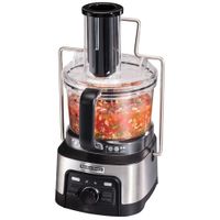 Hamilton Beach Professional Spiralizing Stack & Snap Food Processor - 12-Cup - 450W - Stainless Steel