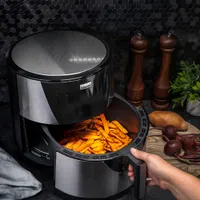 Bella Pro Touchscreen Air Fryer - 7.6L (8QT) - Stainless Steel - Only at Best Buy