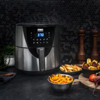 Bella Pro Touchscreen Air Fryer - 7.6L (8QT) - Stainless Steel - Only at Best Buy