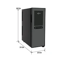 Koolatron 12-Bottle Dual Zone Freestanding Wine Cooler / Wine Fridge