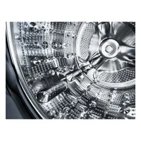 LG WashTower 5.2 Cu. Ft. High Efficiency Steam Washer & Dryer Laundry Centre (WKEX200HBA) - Black Steel