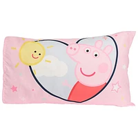 Ensemble de literie de 3 pièces pour jeune enfant Peppa Pig - Rose