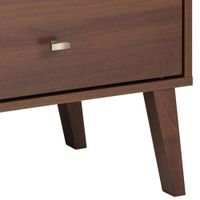 Milo Mid-Century Modern 2-Drawer Nightstand - Cherry