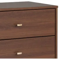 Milo Mid-Century Modern 6-Drawer Dresser - Cherry