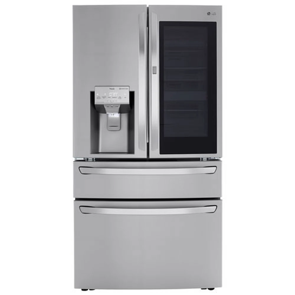 LG 36" French Door Refrigerator w/ Water & Ice Dispenser - Stainless- Open Box - Perfect Condition