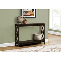 Monarch Transitional Rectangular Console Table with 1 Shelf