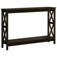 Monarch Transitional Rectangular Console Table with 1 Shelf