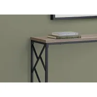 Monarch Contemporary Rectangular Console Table